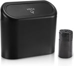 Car Trash Can with Lid + Mini Car Garbage Bags for Auto Trash Bin