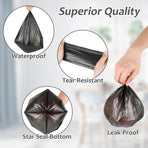 Car Trash Can with Lid + Mini Car Garbage Bags for Auto Trash Bin
