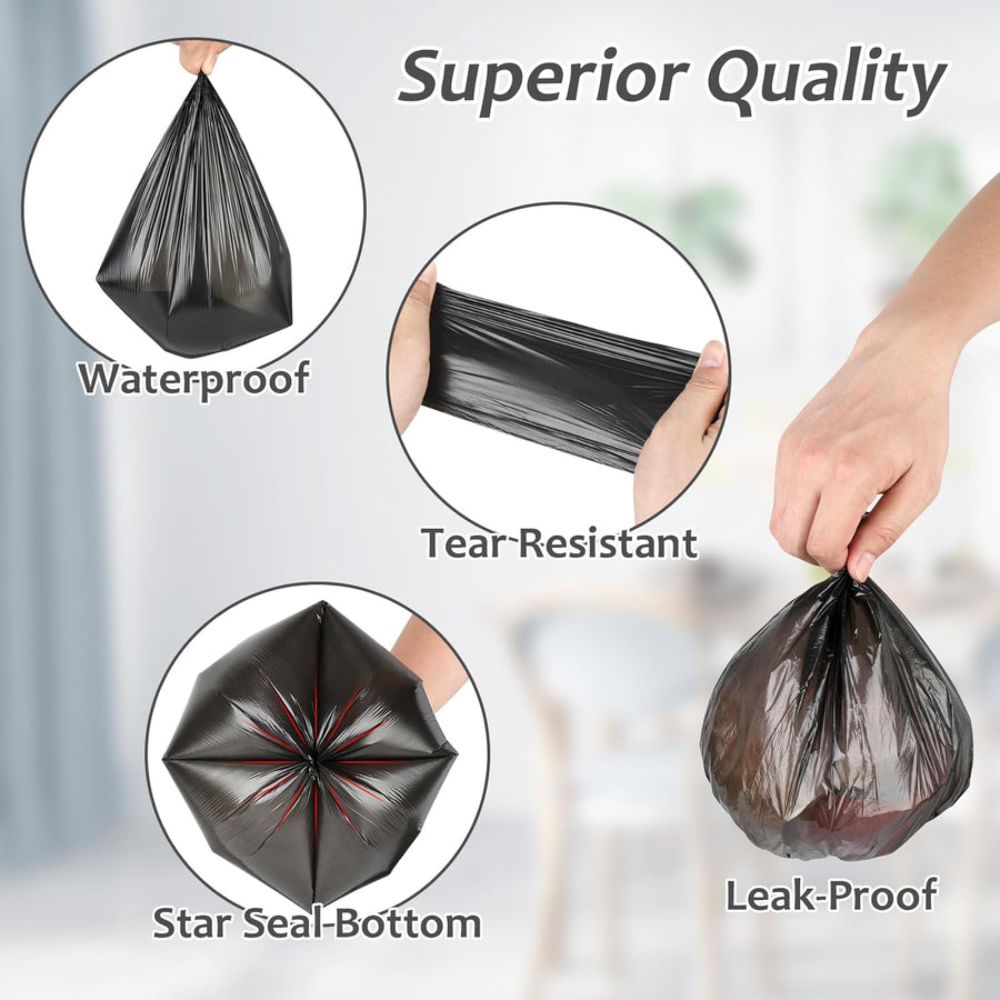Car Trash Can with Lid + Mini Car Garbage Bags for Auto Trash Bin