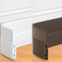 39 Inch Door Draft Stopper 2 Pack White & Brown