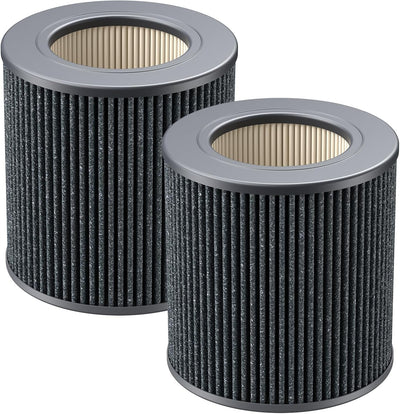 Air Mini Replacement Filter Compatible with Molekule Air Mini and Air Mini+ Air Purifiers,3-in-1 HEPA and Activated Carbon Filter for Home, Dust, Smoke & VOCs, 2-Pack