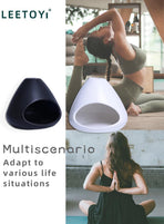 Ceramic Palo Santo Holder - Modern Incense Burner for Meditation,Yoga and Energy Cleansing - Wood Sticks Dish, Cone Burner - Inspired Home Decor Gift (White)