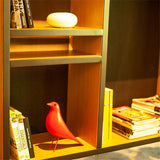 Mid Century House Bird - Sculpture Replica,Mid Century Desk Modern Decor, Pigeon for Desk, Mid Century Decor Statue(Red) - 45-Degree Angle