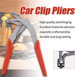 Car Clip Pliers, Efficient Multi-Functional Automotive Snap Pliers, Auto Trim Removal Tool, Spring-Loaded Fastener Rivet Remover for Door Panels, Trim Clips, Rivets, and Interior Panels (1PC)