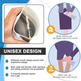 Amylove 100/150 Pcs Disposable Pee Bags Bulk 700cc Portable Urine Bags Men Women Emergency Toilet Traffic Jam Vomit Pouches for Camping Road Trip Driver Travel Outdoor Pregnant Patient - 45-Degree Angle