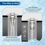3 in 1 Bathroom & Kitchen Sink Drain Strainer