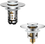 Upgraded 3 in 1 Bathroom Sink Drain Strainer