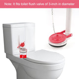 2 Pack Large 3-Inch Toilet Flapper with Toilet Handle Replacement Compatible with TOTOTHU004-CP Trip Lvr - 45-Degree Angle