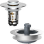 Upgraded 3 in 1 Bathroom and Kitchen Sink Drain Strainer