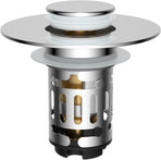 Upgraded 3 in 1 Bathroom and Kitchen Sink Drain Strainer