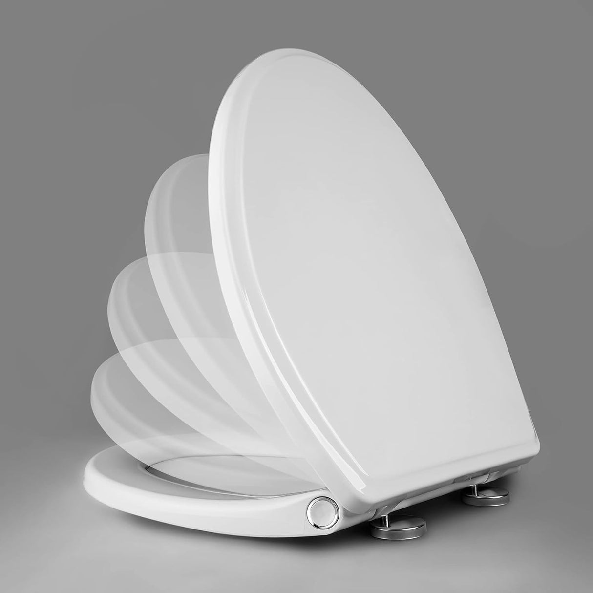 Premium Elongated Toilet Seat with Bidet T Adapter, Metal T Valve for Bidet(7/8” x 7/8” x 3/8”)