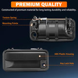 Exterior Door Handles Front/Rear Left & Right for Chevy C1500 C2500 C3500 K1500 K2500 K3500 GMC Yukon Tahoe Suburban Replaces # 15742229, 15742230, 15742233, 15742234 - Side View