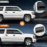 Exterior Door Handle w/Lock Cylinder & Keys for Chevy C1500 C2500 C3500 K1500 K2500 K3500 GMC Yukon Front/Rear Left & Right Chevrolet GMC Truck Door Handles Replace 15742229 15742230 15742233 15742234 - 45-Degree Angle