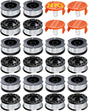 24 Pack Weed Eater String Compatible With Black and Decker Weed Wacker, AF-100 String Trimmer Line, 0.065'' 30FT Automatic Feed Trimmer Weed Eater spool, Replacement Spool Refills For Black&Decker