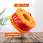 23 Pack WA0010 Trimmer String Compatible with Worx Weed Eater, 0.065" Autofeed Replacement Spool Trimmer Line for Worx Weed Eater (16 Line Spools + 7 Cap)