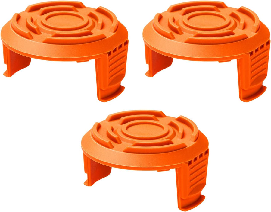 18 Pack WA0010 Replacement Trimmer Line Spool Compatible with Worx, 120ft .065 inch, Compatible with Worx String Trimmers (12 Line spools+6 Cap)