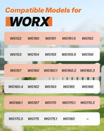 13 Pack WA0010 Trimmer Line Compatible with Worx Weed Eater, 0.065" Autofeed Replacement Trimmer Spool for Worx String Trimmer(8 Line Spools + 5 Caps)