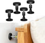 Adjustable Threaded Bed Frame Anti-Shake Tool, Headboard Stoppers, Bedside Anti Shake Tool for Beds Cabinets Sofas, 4PCs, 30-68mm (Black)