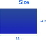 150 Sheets 24" x 36" Adhesive Mats - Sticky Mat for Laboratories, Homes, Construction Sites, and More - Remove Dust and Dirt from Shoes and Equipment Wheels -Blue