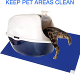 150 Sheets 24" x 36" Adhesive Mats - Sticky Mat for Laboratories, Homes, Construction Sites, and More - Remove Dust and Dirt from Shoes and Equipment Wheels -Blue