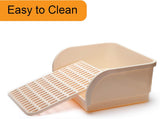 X-Large Rabbit Litter Box with 10PCS Bonus Pads, Drawer, Corner Toilet Box 17.3