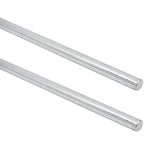 (2+4 Pack) 5/8" x 36" Zinc Plated Steel Rods and 5/8" Bore Solid Steel Shaft Collars, for Use as an Axle Shaft on Hand Trucks Dollies Wagons Wheelbarrows