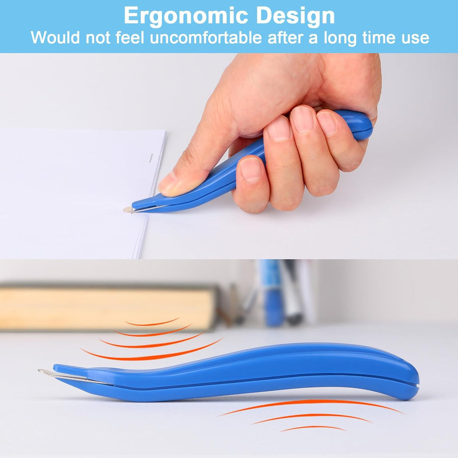 4 Pack Magnetic Staple Remover Tools, Professional Stapler Removers + Snap Button Kit with Snaps Pliers, 240 Sets Plastic Snaps for Fabric