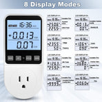 Upgraded Watt Power Meter Plug Home Electrical Usage Monitor Consumption+ Upgraded Watt Meter, Watt Usage Meter Plug Home Energy Monitor Consumption