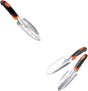 Garden Shovel Trowel Garden Tool with Measurement Mark + 2 Pack Heavy Duty Gardening Tools Set