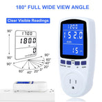 Upgraded Watt Power Meter Plug Home Electrical Usage Monitor Consumption + 6 Pack Magnetic Staple Remover Tools, Professional Stapler Removers