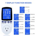 Upgraded Watt Power Meter Plug Home Electrical Usage Monitor Consumption + 6 Pack Magnetic Staple Remover Tools, Professional Stapler Removers