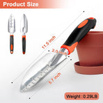 Single Hole Punch 1/4” Hole Puncher for Crafts, One Hole Paper Punch + Garden Shovel Trowel Garden Tool with Measurement Mark