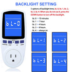 Upgraded Watt Power Meter Plug Home Electrical Usage Monitor Consumption+ 4 Piece Wood Chisel Sets Woodworking Tools Set