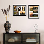 White 8x10 Picture Frame&11x14 Picture Frames Collage Wall Decor, Display 5 Pcs 4x6 Photos with Mat or 1 Pack 11x14 Poster without Mat, 4x6 Multiple Picture Frames, Family Collage Pi