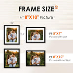 8x10 Picture Frame Set of 2 & 11x14 Picture Frames Collage Wall Decor