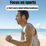 Airpod Strap,Magnetic Anti-Lost Air Pod Neck Strap Lanyard for AirPods 4/3/2/1,AirPod Pro 2/1 Soft Silicone Airpods Accessories Holder Strap for Running,Fitness,Dancing(White/Blue/Black) - 45-Degree Angle