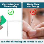 5 Pcs Needle Threaders,Cute Design Squre Sewing Needle Threader for Hand Machine Sewing Plastic Simple Needle Threader Tool for Small Eye Needle Easy Threader for Embroidery,Cross-Stitch,Craft