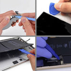 Phone Repair Tool Kit with Sharp-Edge Metal Spudger, 2 Plastic Pry Tools, 5 Triangle Picks for iPhone iPad MacBook Nintendo Switch PS4 Xbox Laptop Keyboard Desktop LCD HP Disassembly
