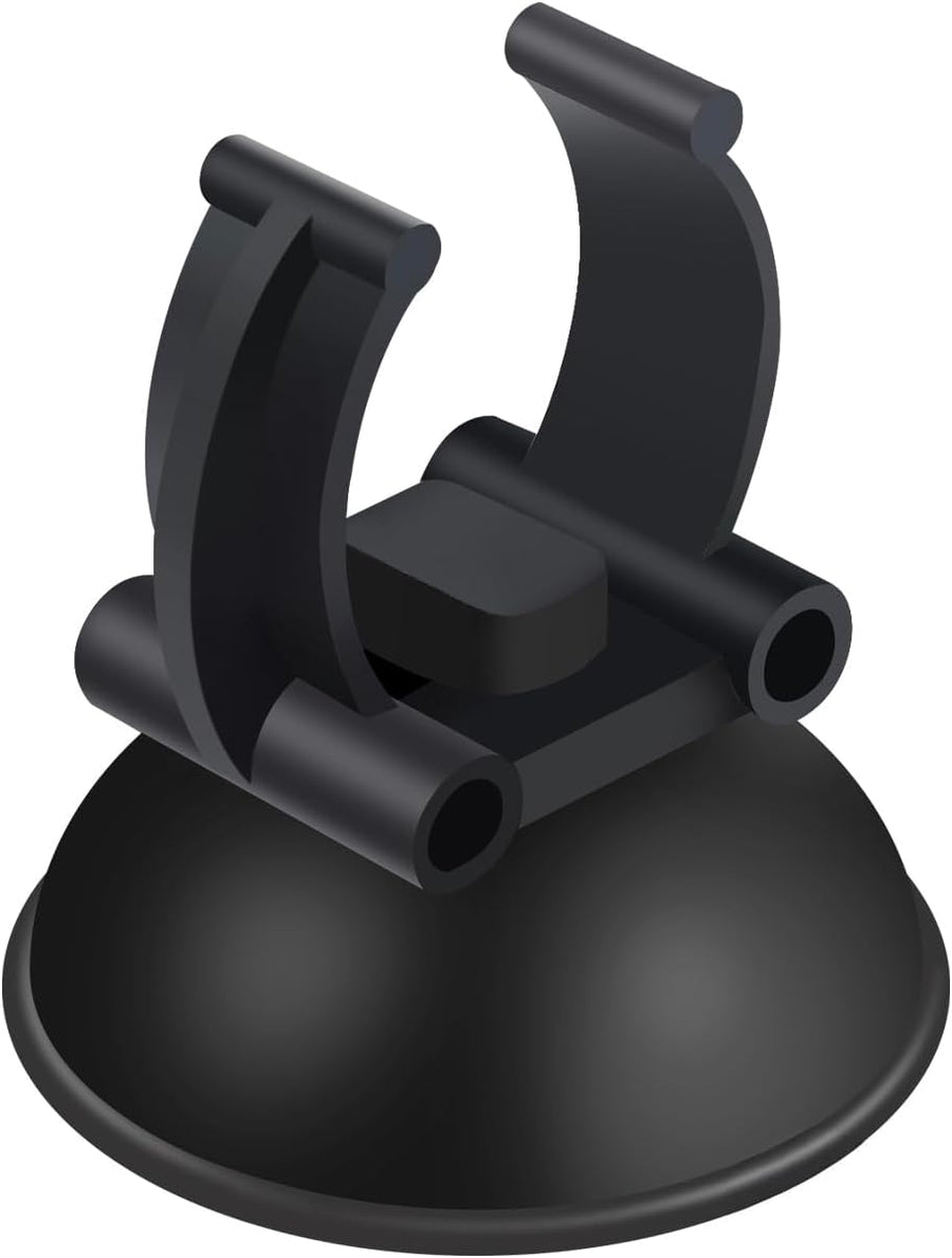 12 Pack Aquarium Suction Cups with Clip Black,for 1" Standard Aquarium Heater, Tubing Hose, Plant Fish Tank