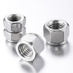 (50pcs) M8 Self Clinching Nuts 304 Stainless Steel Self-Lock Nylon Inserted Hex Lock Nuts