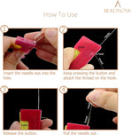 Automatic Needle Threader 5 Pcs Sewing Needle Threaders Automatic Threading Device for Sewing Embroidery Cross Stitch Craft Stitching Knitting Quilting