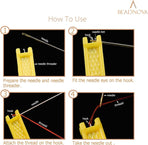 Automatic Needle Threader 5 Pcs Sewing Needle Threaders Automatic Threading Device for Sewing Embroidery Cross Stitch Craft Stitching Knitting Quilting