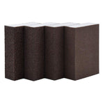 Sanding Sponge Sand Block Coarse/Medium/Fine/Superfine Assorted Dry Wet Sanding Blocks for Wood Wall Home (Pack of 4, 4 Grit)