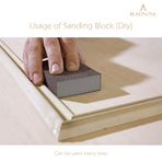 Sanding Sponge Sand Block Coarse/Medium/Fine/Superfine Assorted Dry Wet Sanding Blocks for Wood Wall Home (Pack of 4, 4 Grit)