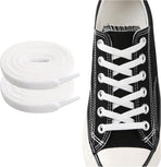 Elastic No Tie Shoe Laces for Sneakers, Stretch Tieless Shoelaces for Kids and Adults, Flat Athletic Shoes Strings