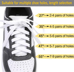 Elastic No Tie Shoe Laces for Sneakers, Stretch Tieless Shoelaces for Kids and Adults, Flat Athletic Shoes Strings