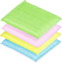 4 Multipurpose Scouring Pads, Non-Scratch Cleaning Sponge for Kitchen, Bathroom, Pots, Pans, and Dishes (4 Pack)