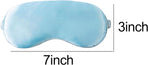 Blue Eye Mask for Sleeping,Soft and Comfortable Fabric, Eye Shade Cover for Travel Nap