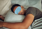 Blue Eye Mask for Sleeping,Soft and Comfortable Fabric, Eye Shade Cover for Travel Nap