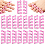 20 Pack Sponge Toe Separators, Toe Separators Set/Soft Foam Toe Separator, Flexible Toe Spacers for Pedicures Toe Dividers for Women Nail Art Pedicure Manicure (3.94x1.38'')